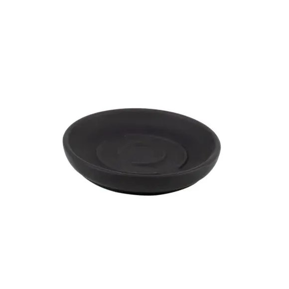 Soap Dish - Black, Ceramic