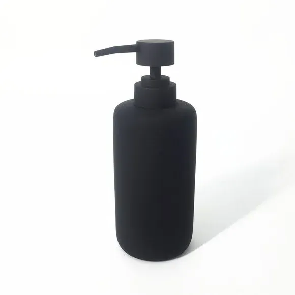 Soap Dispenser with Pump - Black, Ceramic