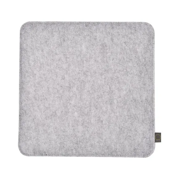Square Seat Pad Reversible - Grey, Polyester