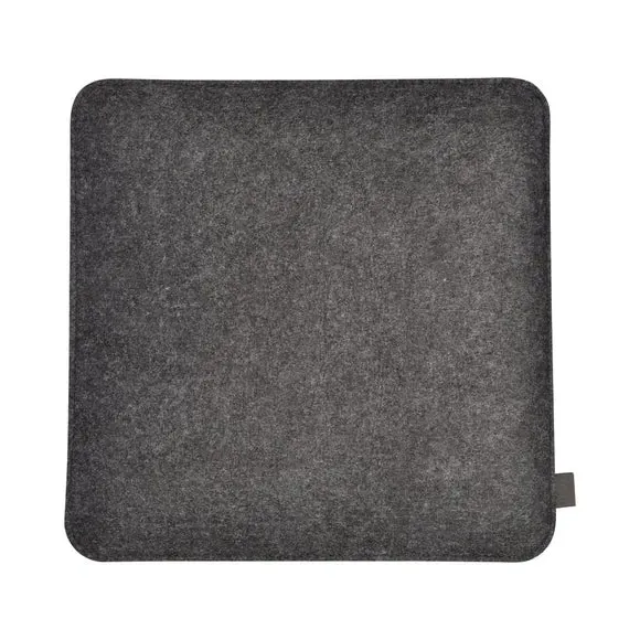 Square Seat Pad Reversible - Grey, Polyester