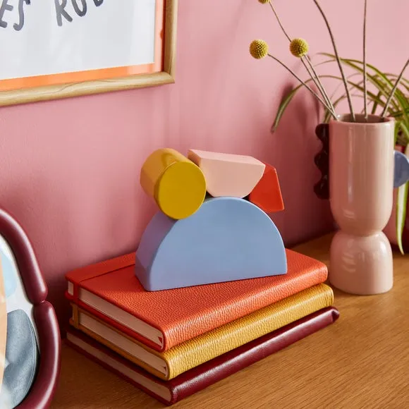 Stacked Shapes Ornament - Multicolor image