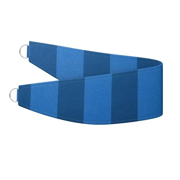 Striped Curtain Tieback - Blue, Cotton