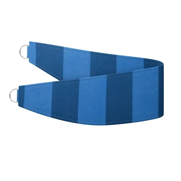 Striped Curtain Tieback - Blue, Velvet