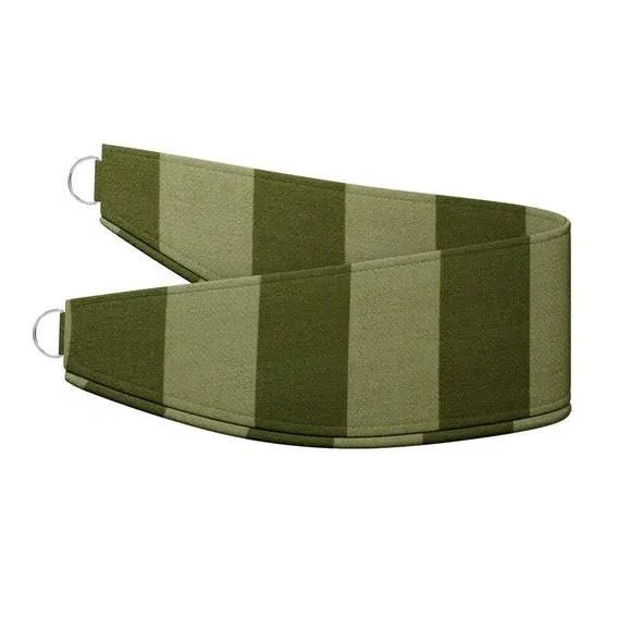 Striped Curtain Tieback - Olive, Cotton