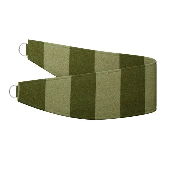 Striped Curtain Tieback - Olive, Cotton