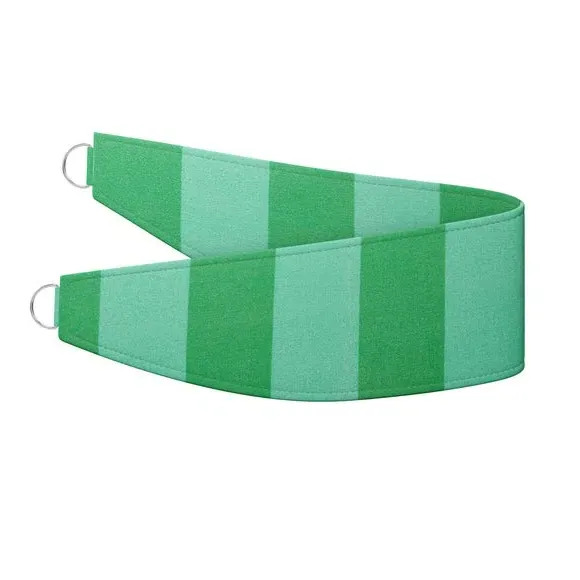 Striped Curtain Tieback - Teal, Cotton