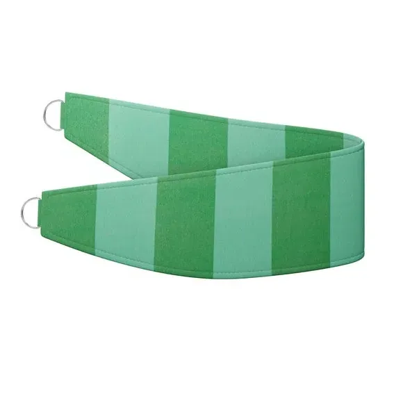 Striped Curtain Tieback - Teal, Velvet
