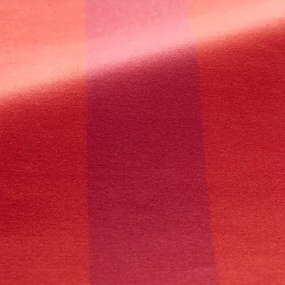 Striped Cushion Cover Made to Order - Red, Cotton