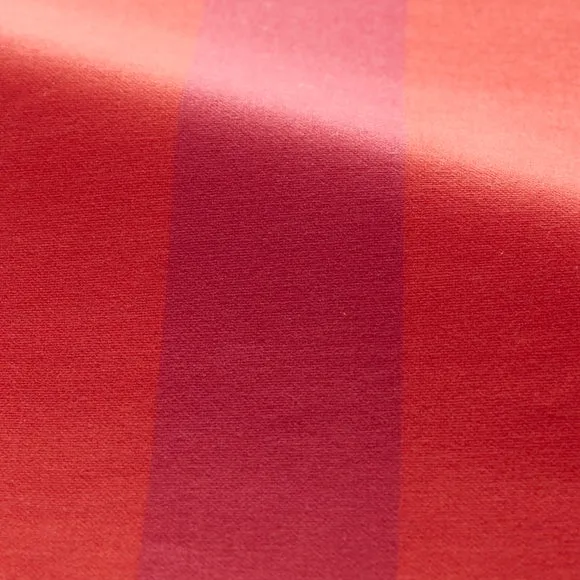 Striped Made to Measure Curtains - Geranium, Cotton