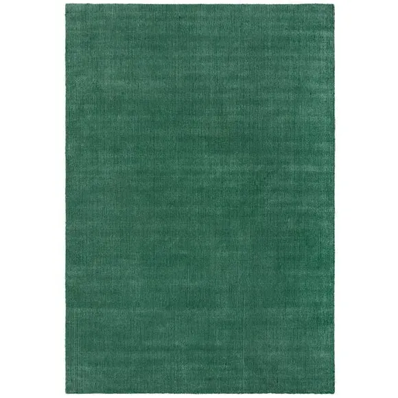 Textured Wool Rug - Emerald