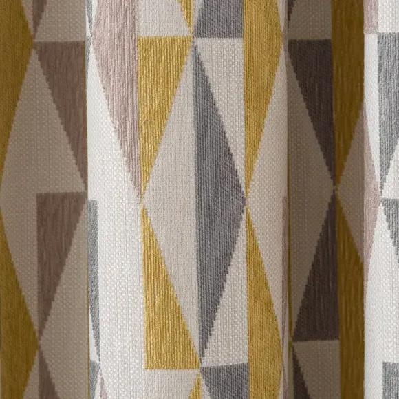 Thermal Eyelet Door Curtain - Ochre, Chenille