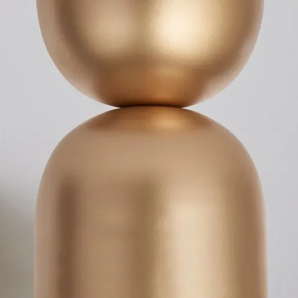 Touch Table Lamp with Glass Shade - Gold