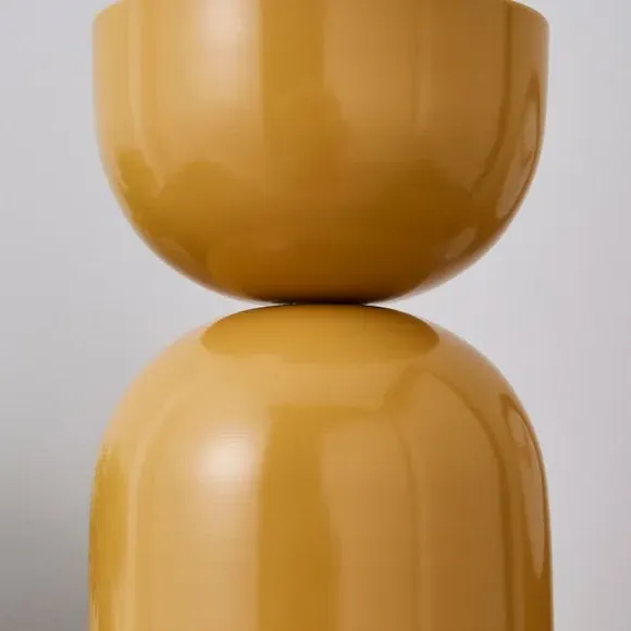 Touch Table Lamp with Glass Shade - Ochre