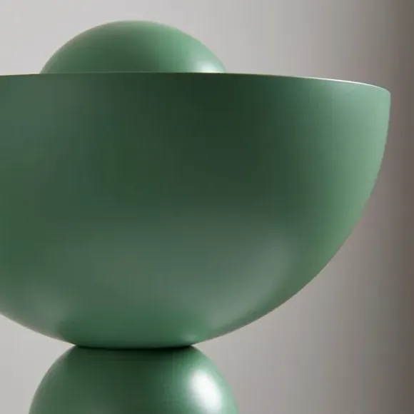 Uplight Table Lamp with Touch Control - Green, Metal