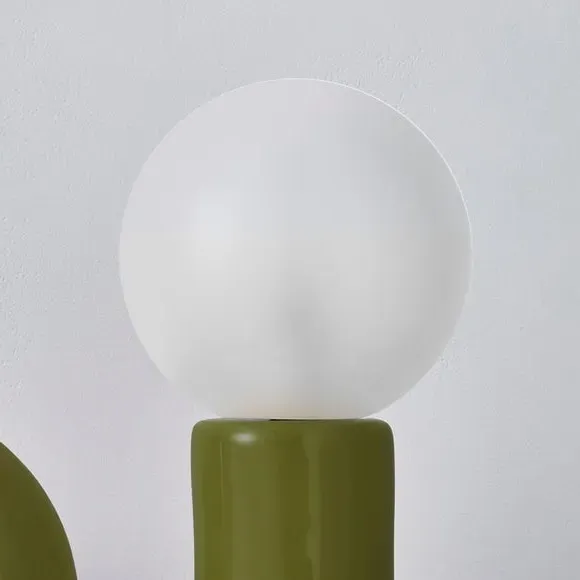 Viggo Table Lamp - Moss Green, Ceramic