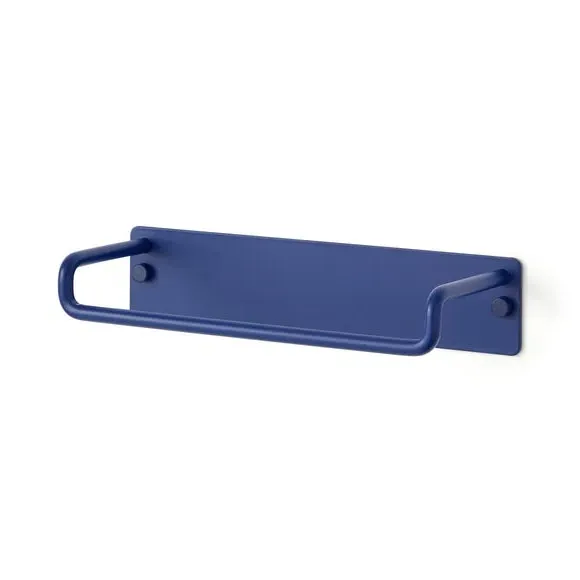 Wall-Mount Towel Rail - Navy, Metal