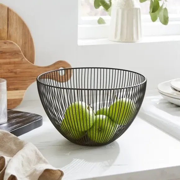 Wire Fruit Basket - Black, Iron image
