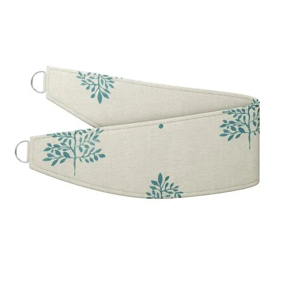 Curtain Tieback Tree Print - Indigo, Cotton