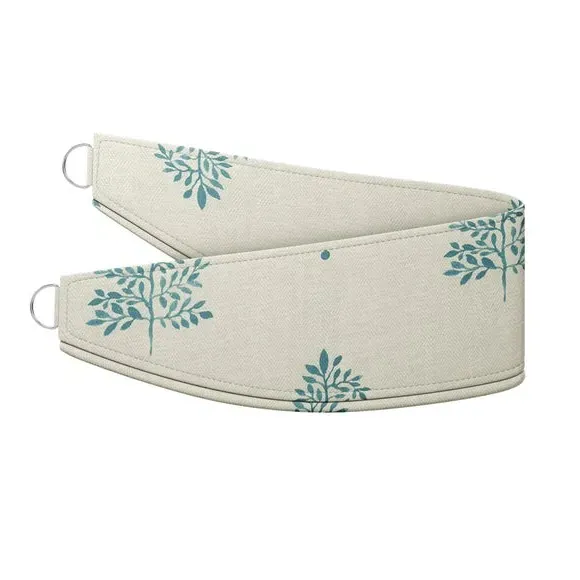 Curtain Tieback Tree Print - Indigo, Cotton