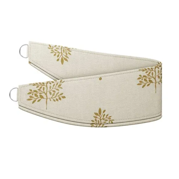 Curtain Tieback Tree Print - Ochre, Cotton