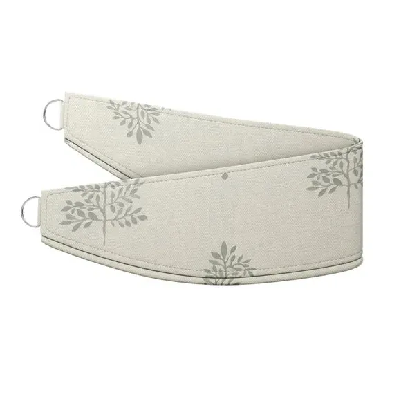 Curtain Tieback Tree Print - Slate, Cotton