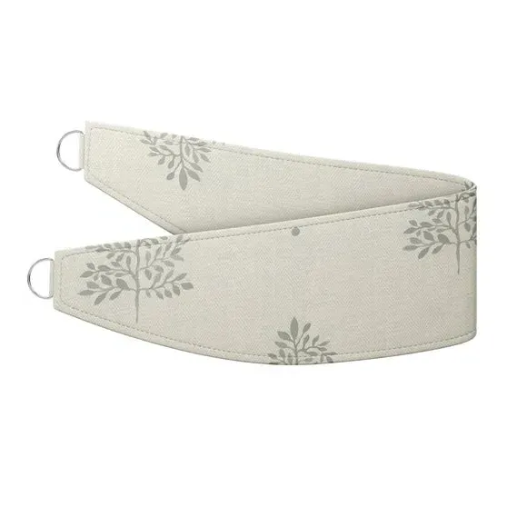 Curtain Tieback Tree Print - Slate, Cotton