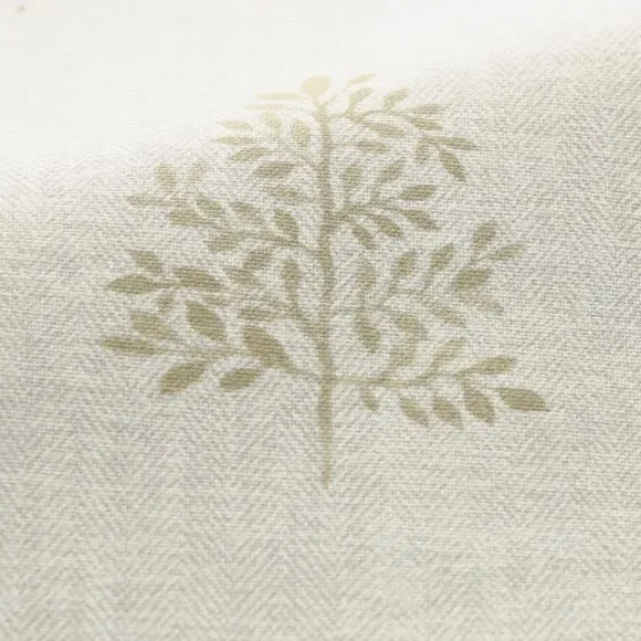 Cushion Cover with Tree Print - Linen, Cotton