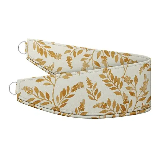 Floral Curtain Tieback - Ginger, Cotton