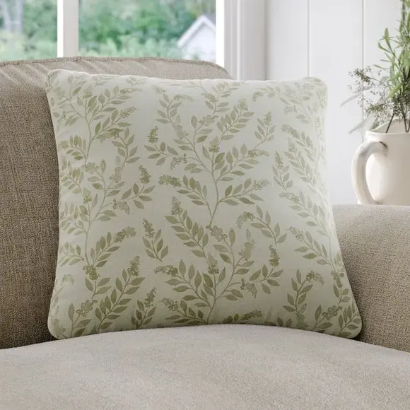 Floral Cushion Cover - Linen, Cotton