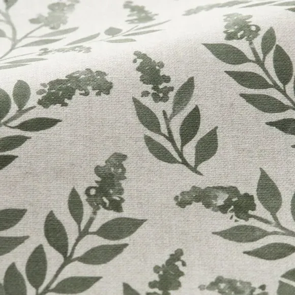 Floral Cushion Cover - Sage, Cotton