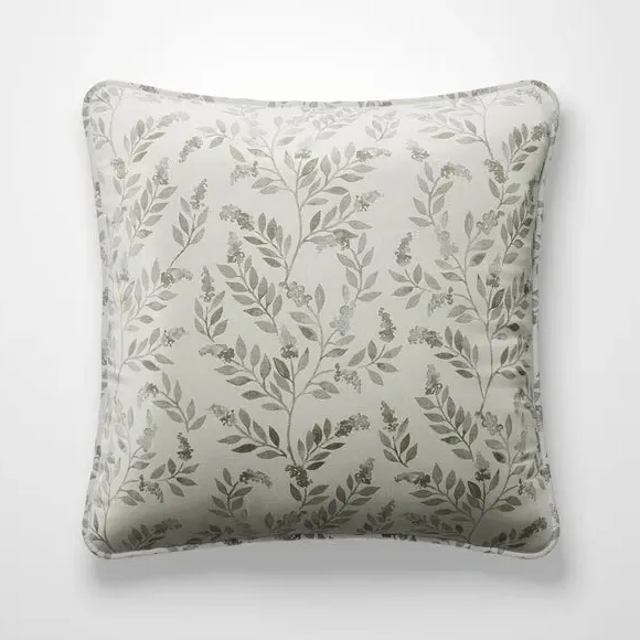 Floral Cushion Cover - Slate, Cotton