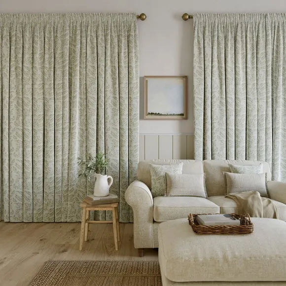Made to Measure Curtains Floral - Linen, Cotton