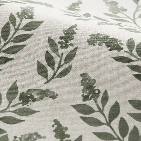 Made to Measure Curtains Floral - Sage, Cotton