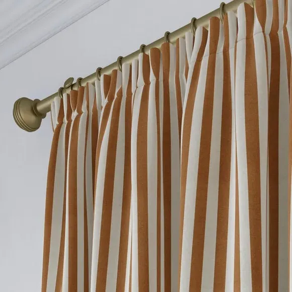 Made to Measure Curtains - Ginger, Cotton
