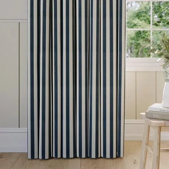 Made to Measure Curtains - Indigo, Cotton