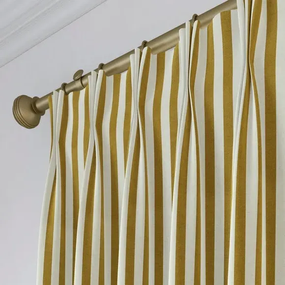 Made to Measure Curtains - Ochre, Cotton