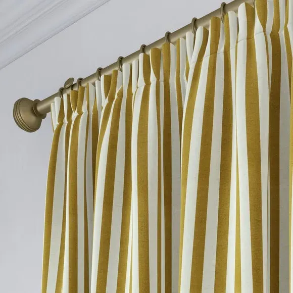 Made to Measure Curtains - Ochre, Cotton