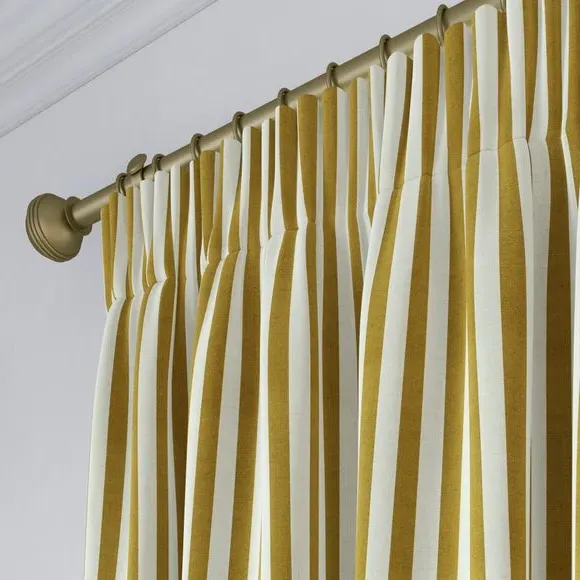 Made to Measure Curtains - Ochre, Cotton
