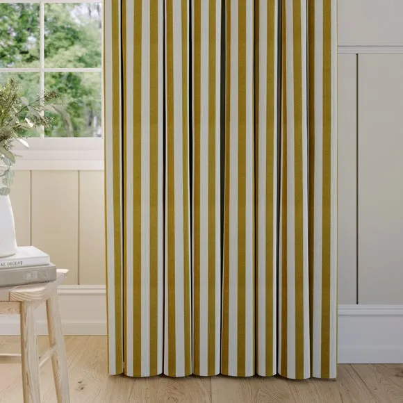 Made to Measure Curtains - Ochre, Cotton