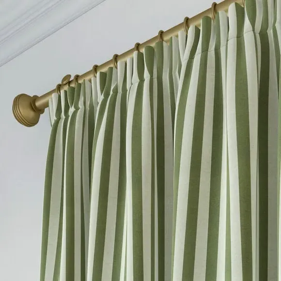 Made to Measure Curtains - Sage, Cotton