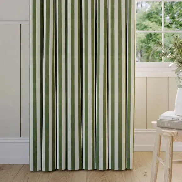 Made to Measure Curtains - Sage, Cotton