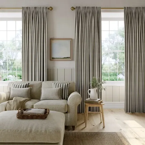Made to Measure Curtains - Slate, Cotton
