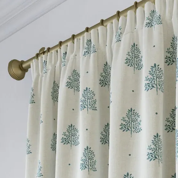 Made to Measure Curtains Tree Print - Indigo, Cotton