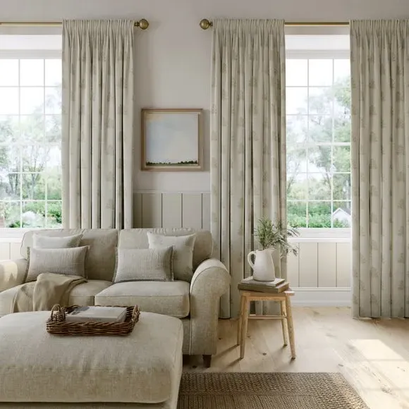 Made to Measure Curtains Tree Print - Linen, Cotton