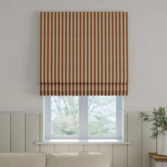 Made to Measure Roman Blind - Ginger, Cotton