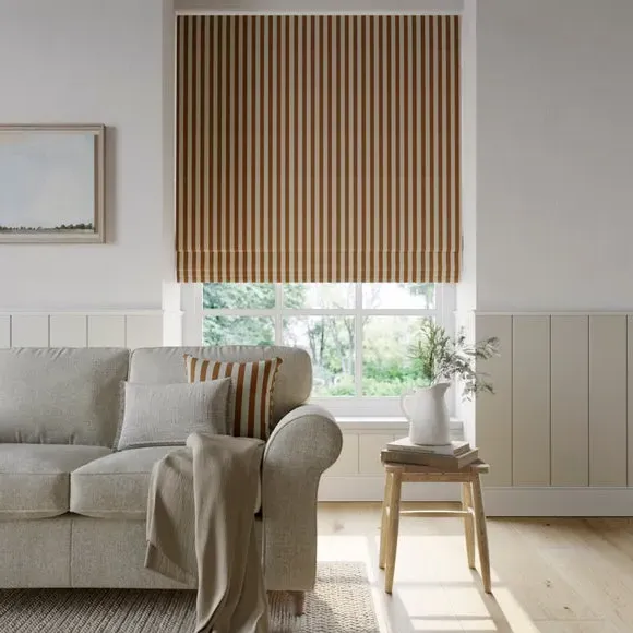 Made to Measure Roman Blind - Ginger, Cotton image