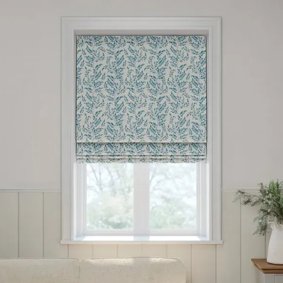 Made to Measure Roman Blind - Indigo, Cotton