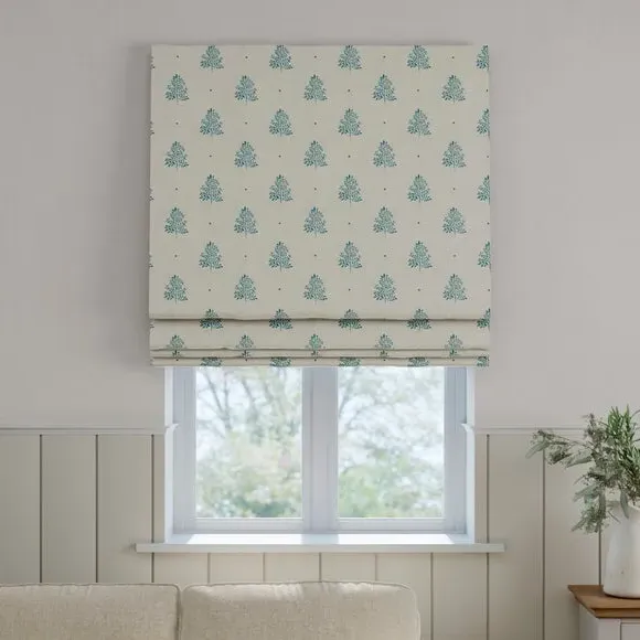 Made to Measure Roman Blind - Indigo, Cotton