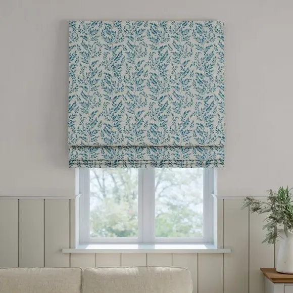 Made to Measure Roman Blind - Indigo, Cotton