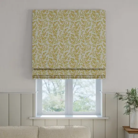 Made to Measure Roman Blind - Ochre, Cotton